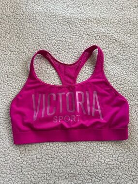 Victoria's Secret Hot Pink Racerback Sports Bra